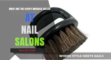 Fluffy Brushes at Nail Salons: Their Name and Purpose Explained