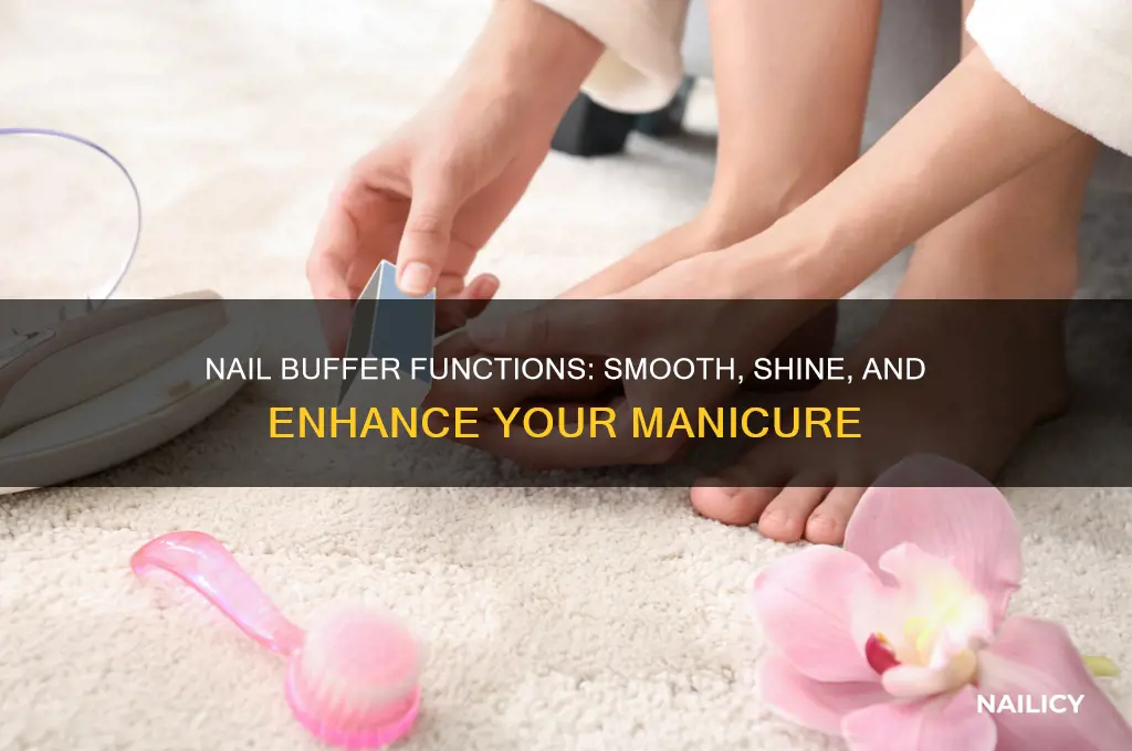 what are the functions of nail buffer