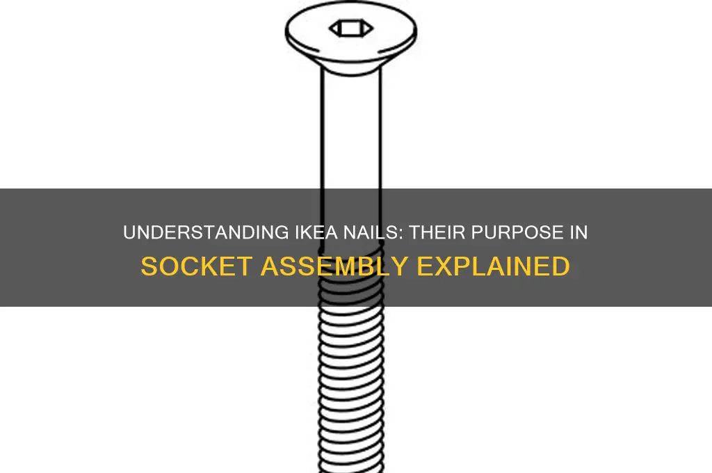 what are the ikea nails from sockets