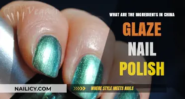 China Glaze Nail Polish Ingredients: A Complete Breakdown