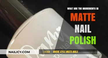 Matte Nail Polish Ingredients: Unveiling the Secrets Behind the Finish
