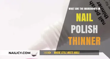 Nail Polish Thinner Ingredients: What’s Inside and How They Work