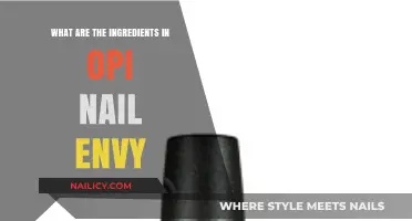 OPI Nail Envy Ingredients: Strengthening Formula Secrets Revealed
