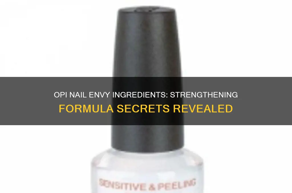 what are the ingredients in opi nail envy