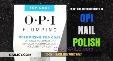 Unveiling the Key Ingredients in OPI Nail Polish Formulas