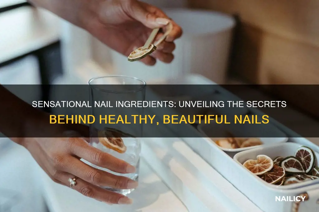 what are the ingredients in sensational nail