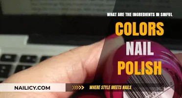 Unveiling Sinful Colors Nail Polish Ingredients: A Comprehensive Breakdown
