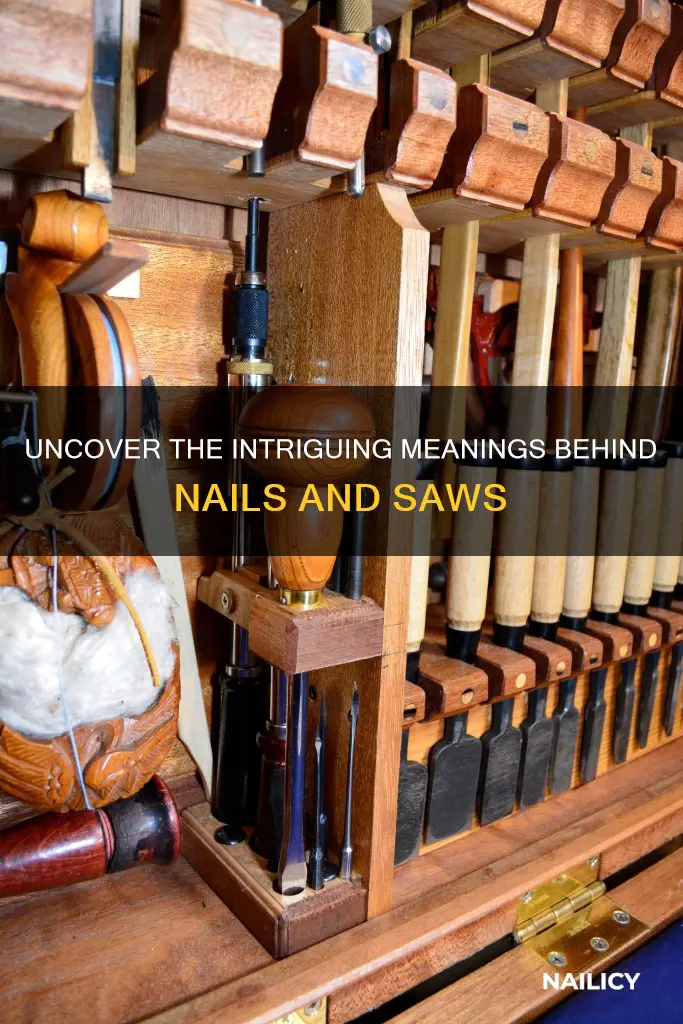 what are the meanings of nail and saw