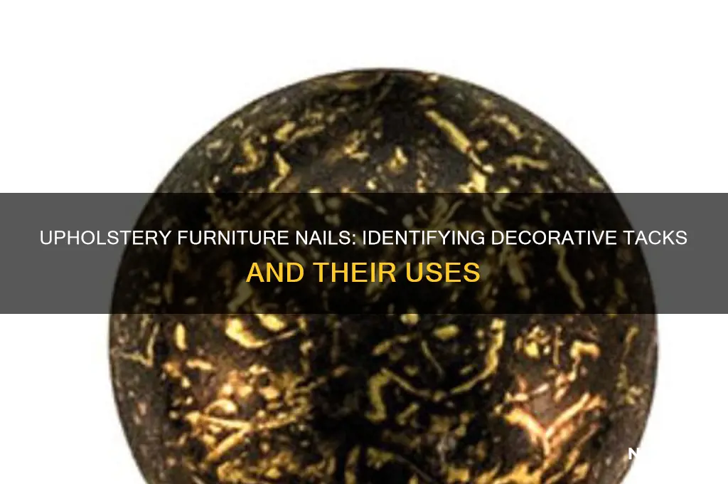 what are the nails called on upholstery furniture