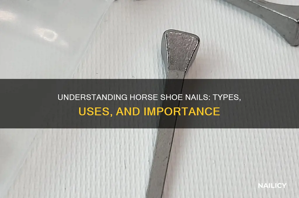 what are the nails for horse shoes called