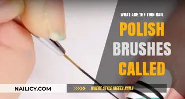 What Are Thin Nail Polish Brushes Called? A Quick Guide
