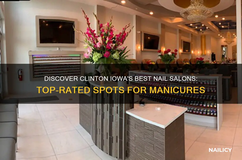what are the top rated nail salons in clinton iowa