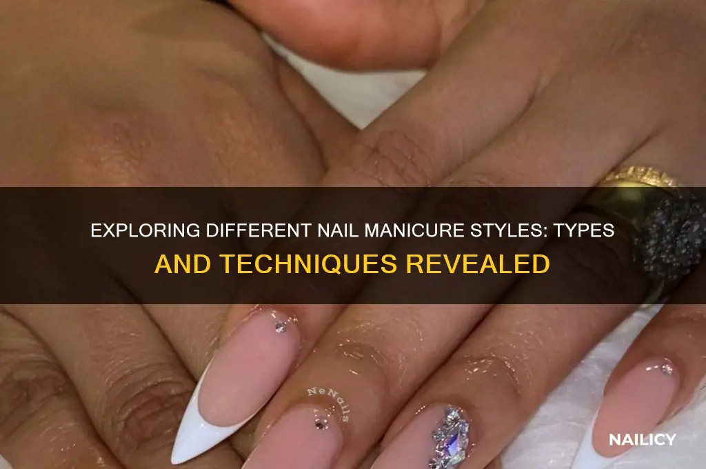 what are the types of nail manicures