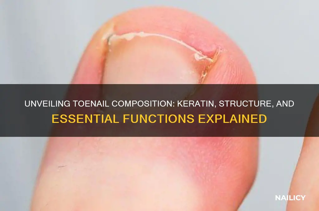 what are toenails made of