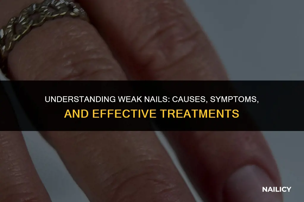 what are weak nails