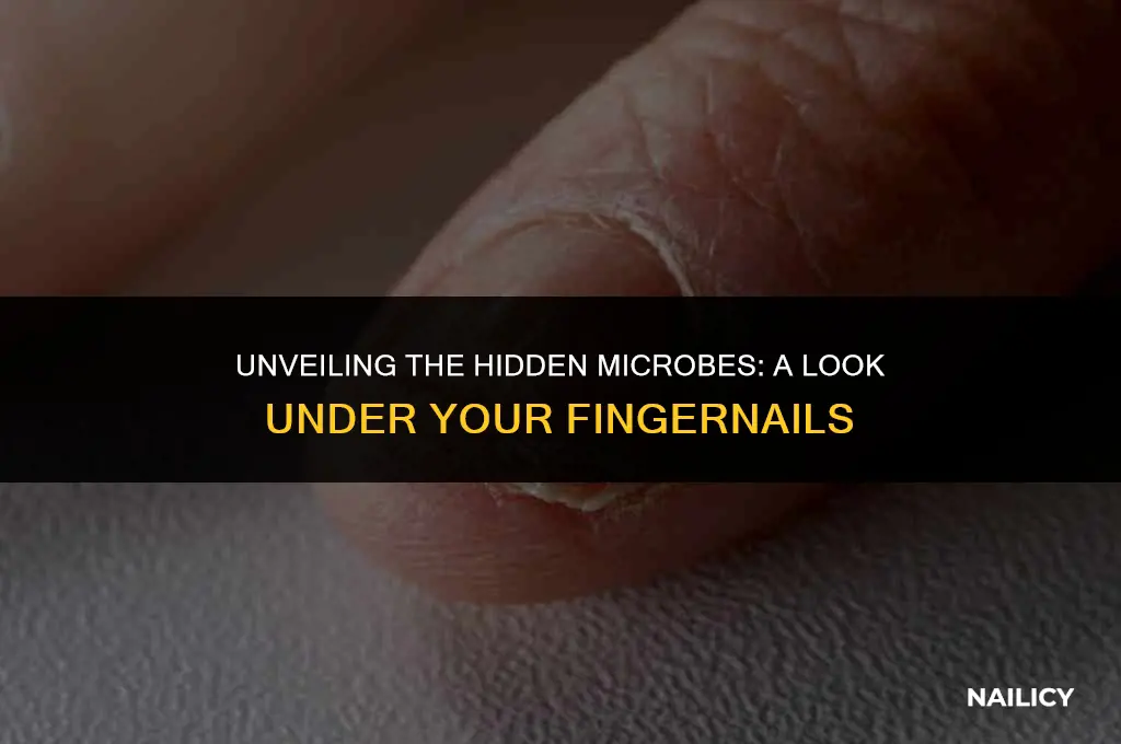 what bacteria are under nails