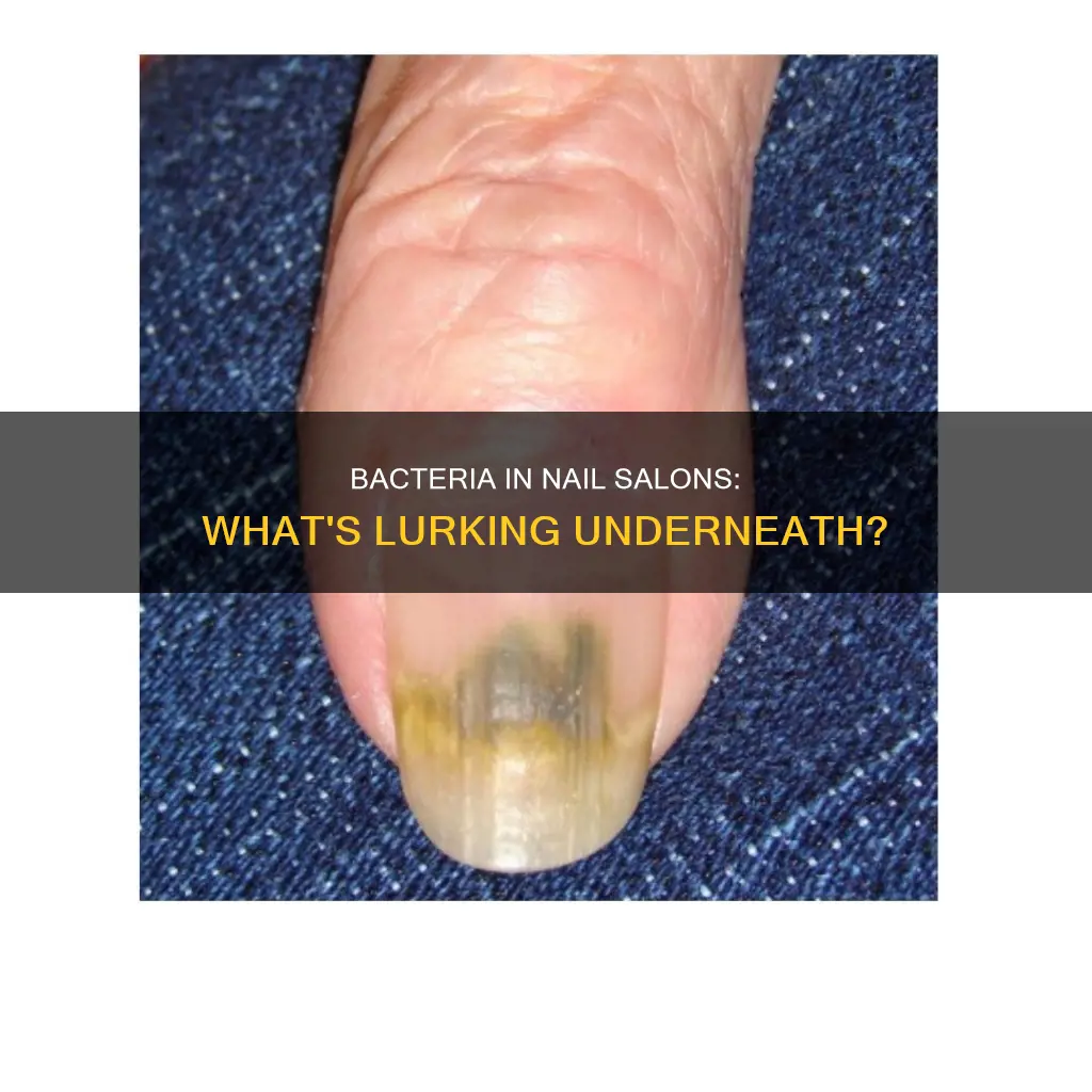 what bacteria grows in nail salons