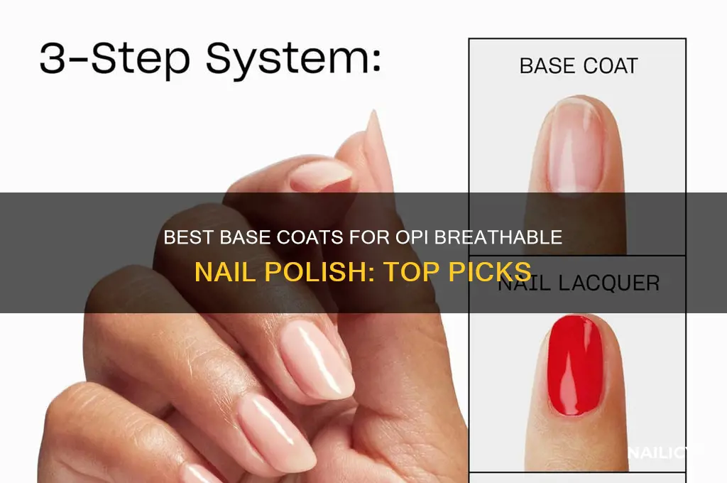 what base coat to use with opi breathable nail polish