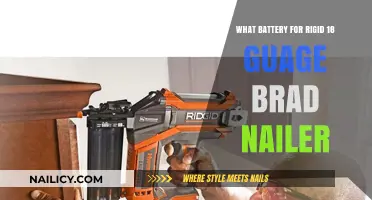 Best Battery Options for Rigid 18-Gauge Brad Nailer: A Guide