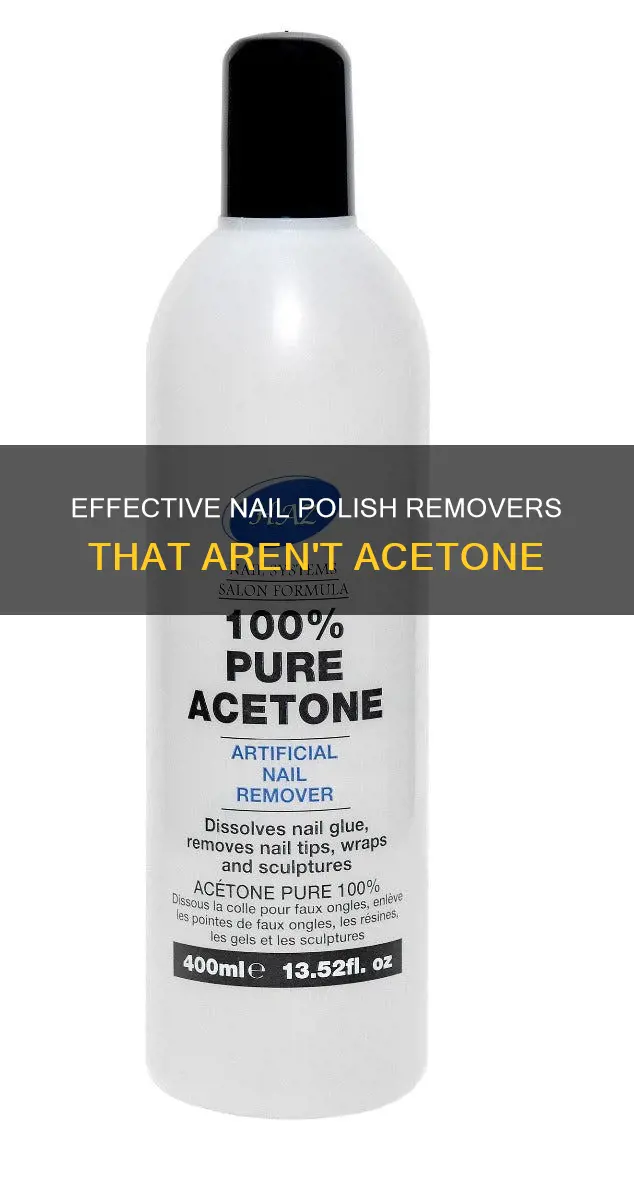 what besides acetone removes nail polish