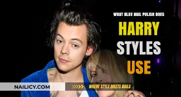 Harry Styles' Blue Nail Polish: The Exact Shade He Uses