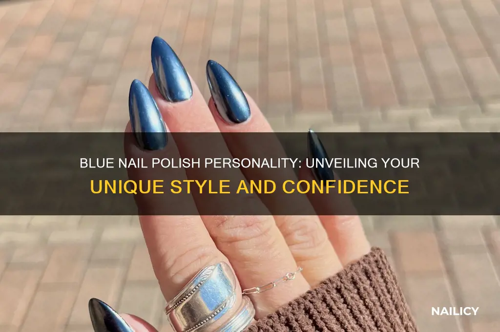 what blue nail polish says about you