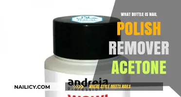 Nail Polish Remover: Acetone's Glass Packaging