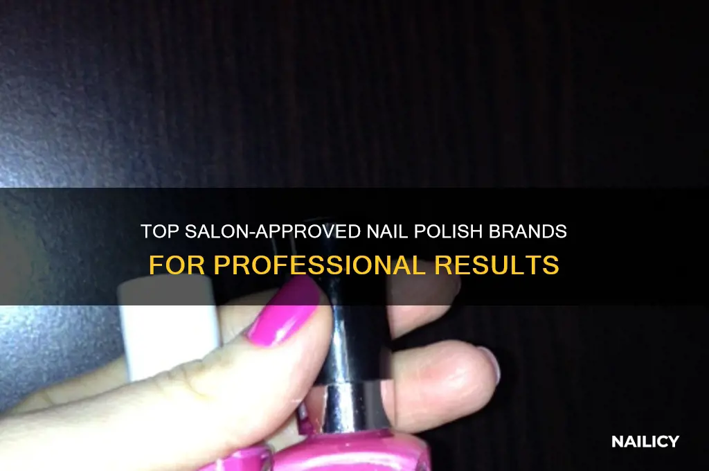 what brand nail polish do salons use