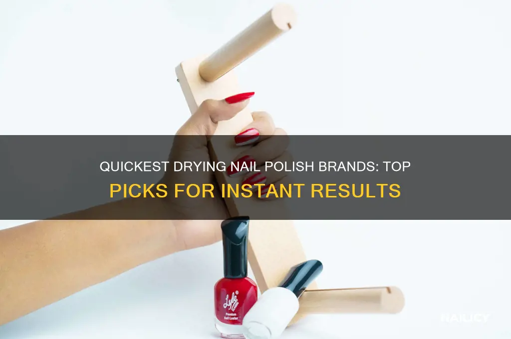 what brand of nail polish dries the fastest