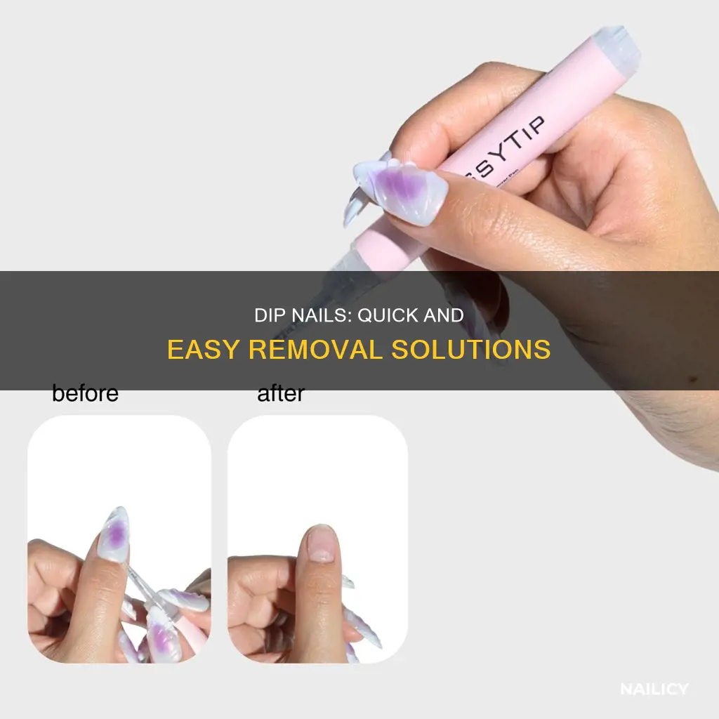 what can i use to remove dip nail polish