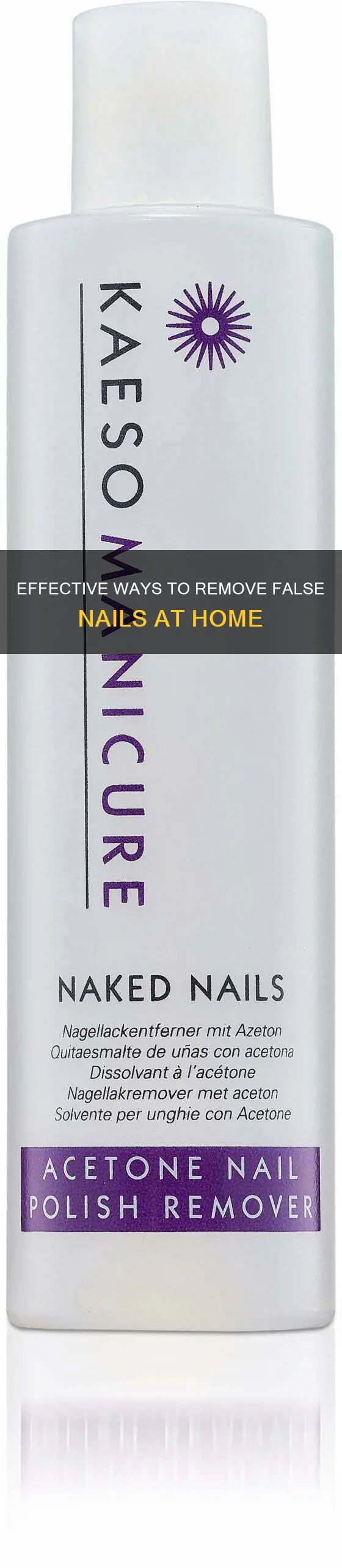 what can i use to remove false nails