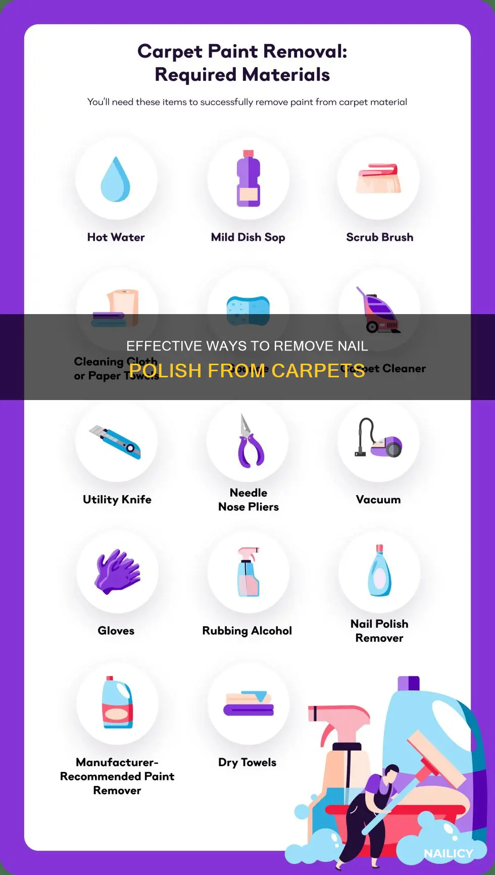 what can i use to remove nail polish from carpet