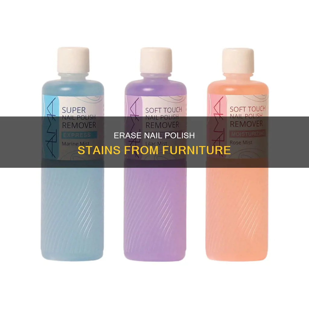 what can remove nail polish from furniture