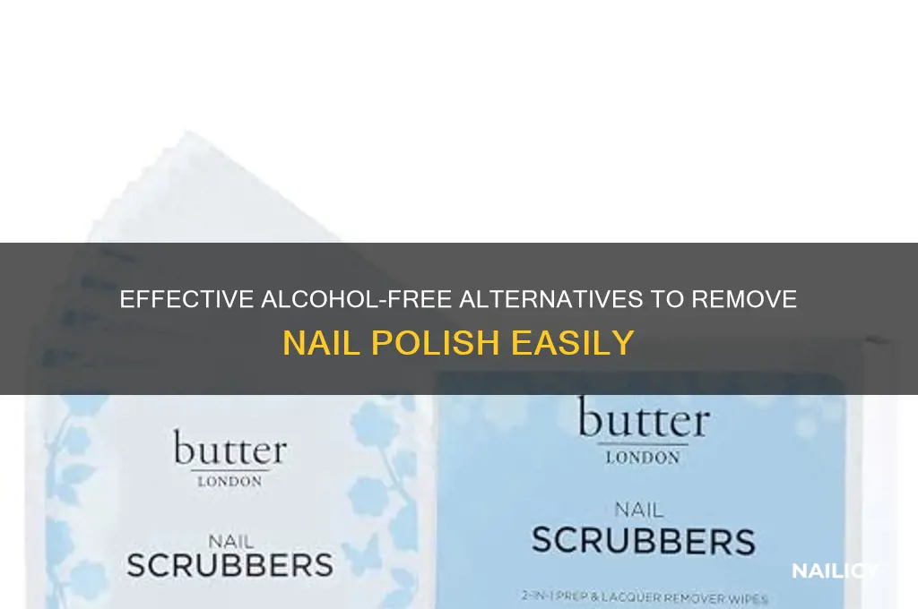 what can take off nail polish without alcohol