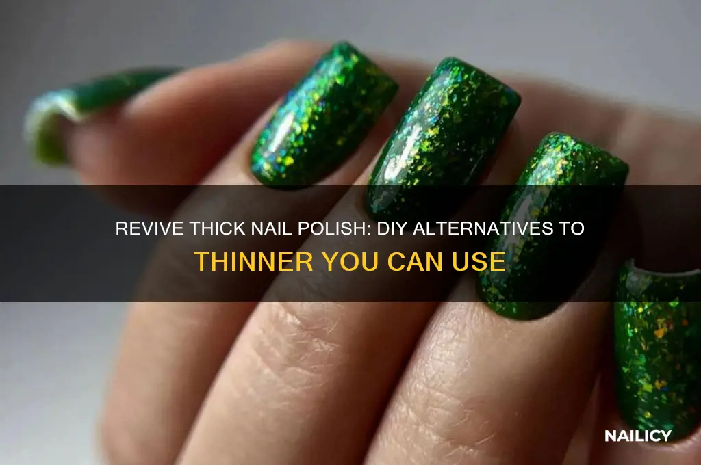 what can you use instead of nail polish thinner