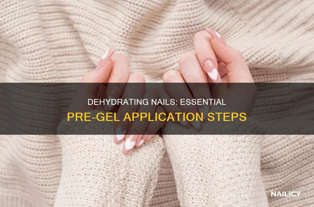 what can you use to dehydrate nails before gel application