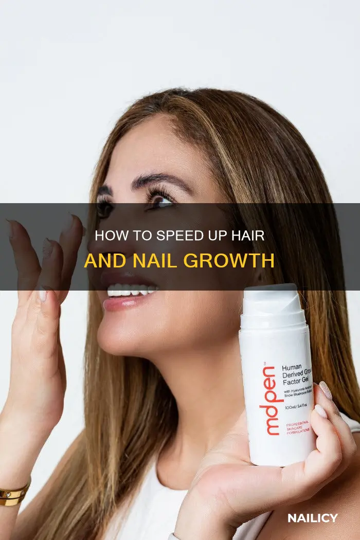what causes hair and nails to grow faster