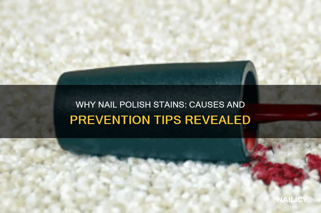 what causes nail staining nail polish