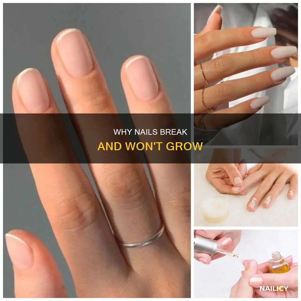 what causes nails to break and not grow