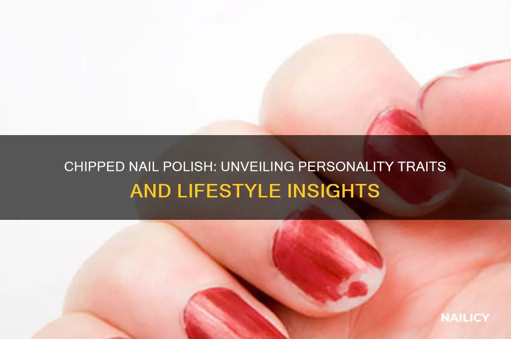 what chipped nail polish says about you