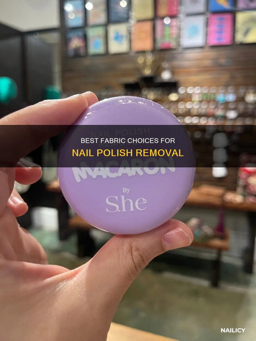 what cloth to use to remove nail polish