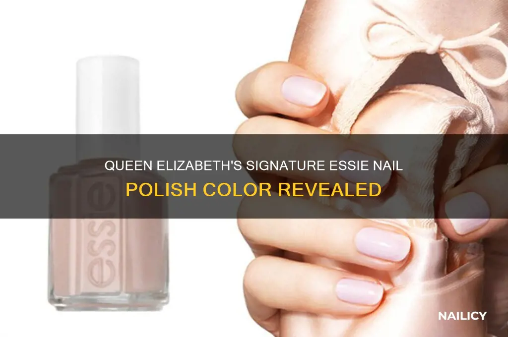 what color essie nail polish does queen elizabeth wear