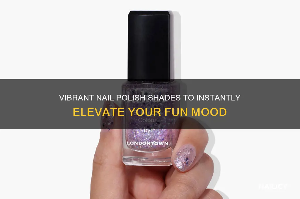 what color for nail polish denotes fun