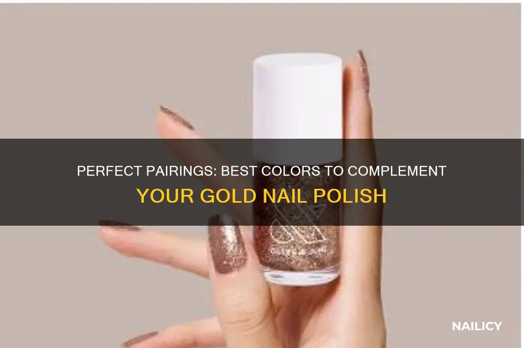 what color goes good with gold nail polish