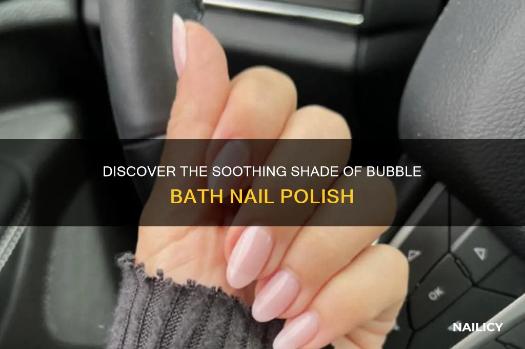 what color is bubble bath nail polish