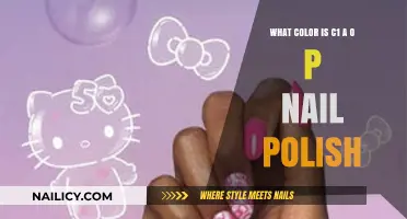 Discover the Unique Shade of C1 A O P Nail Polish