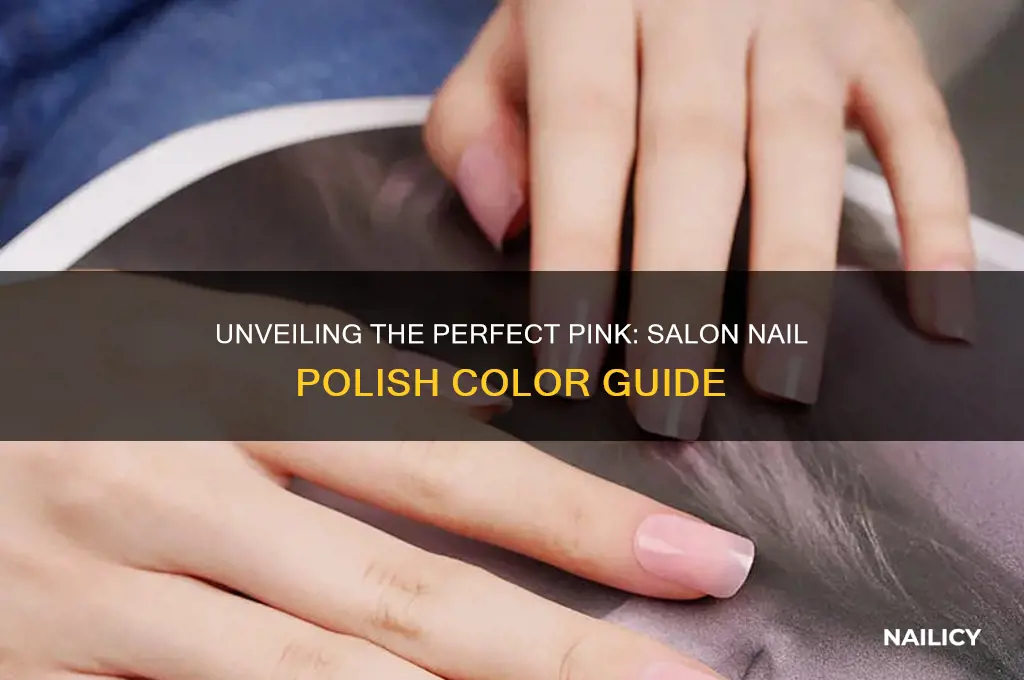 what color is that pink nail polish at salons