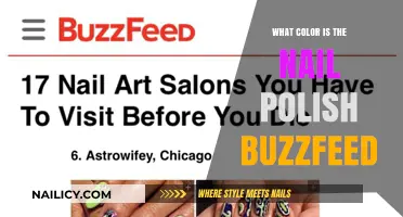 Buzzfeed's Nail Polish Color: A Trendy Shade Revealed and Explained