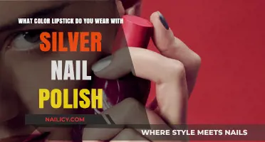 Silver Nails, Perfect Pout: Lipstick Colors to Match Your Manicure