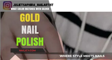 Glam Up: Perfect Color Matches for Silver Gold Nail Polish